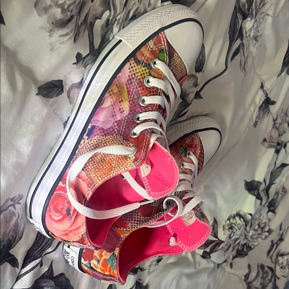 Converse Multicolor Floral Sneakers